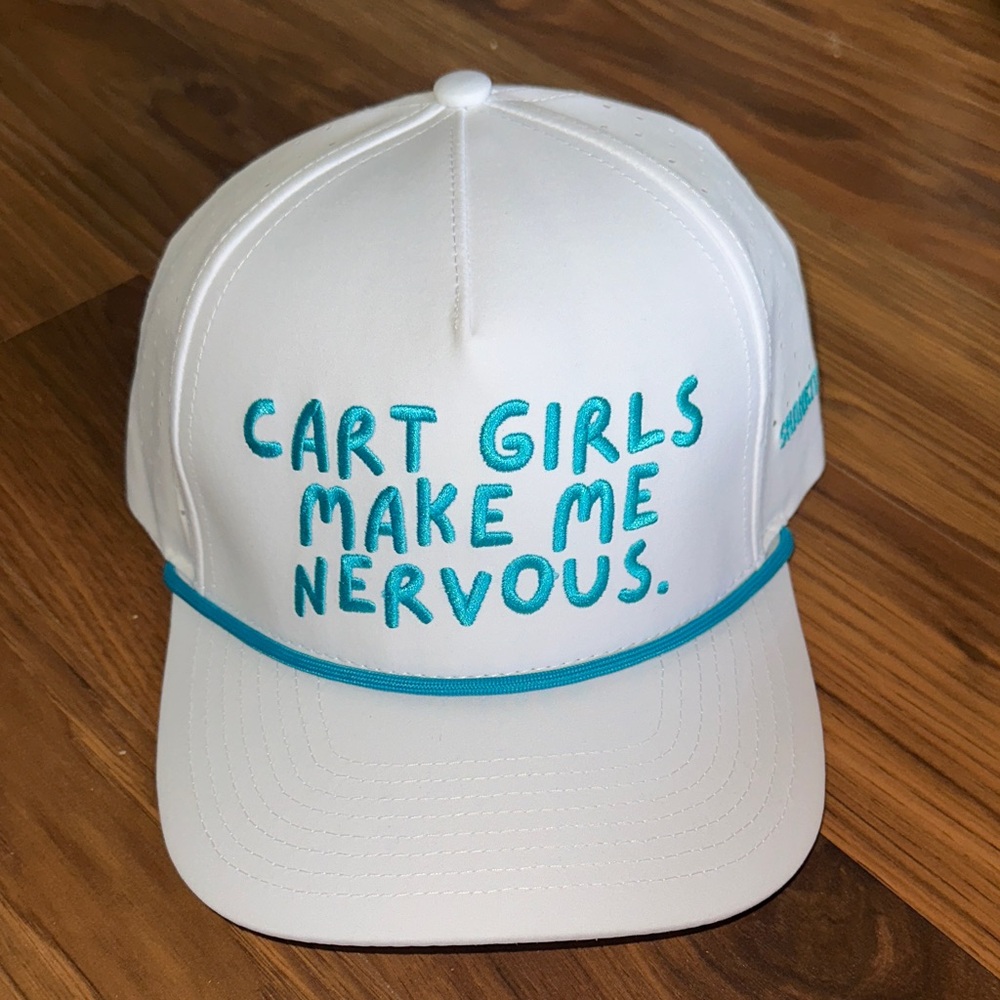 Cart Girls Make Me Nervous Golf Hat
